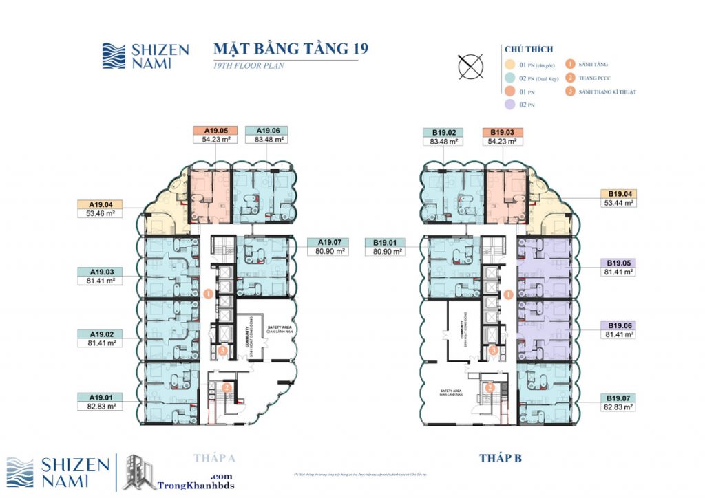 Mặt Bằng của Dự án Shizen Nami Đà Nẵng