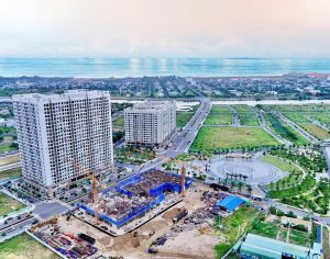 Căn hộ FPT Plaza 3 hiện tại đang thi công