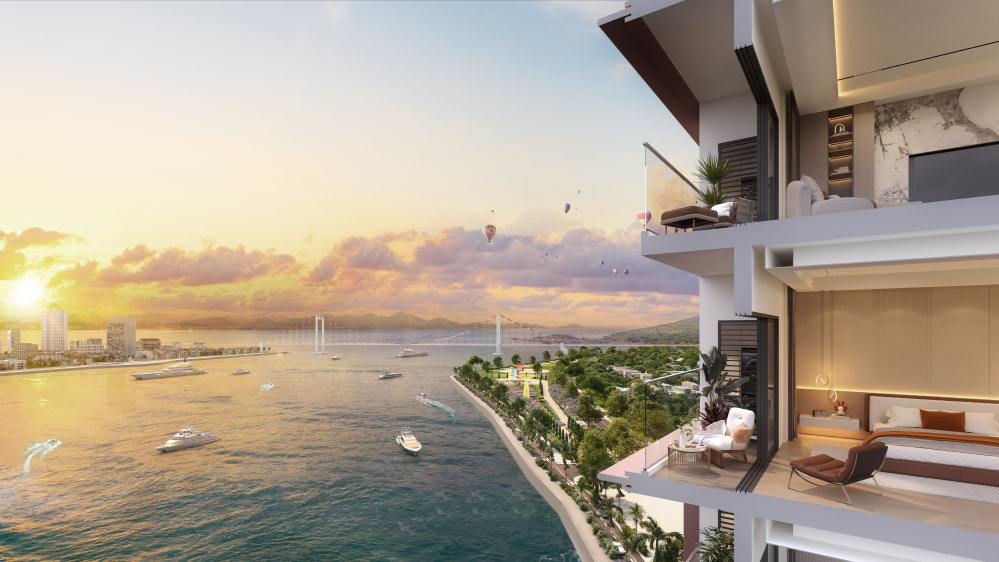 Tầm View căn hộ Sun Symphony Đà Nẵng