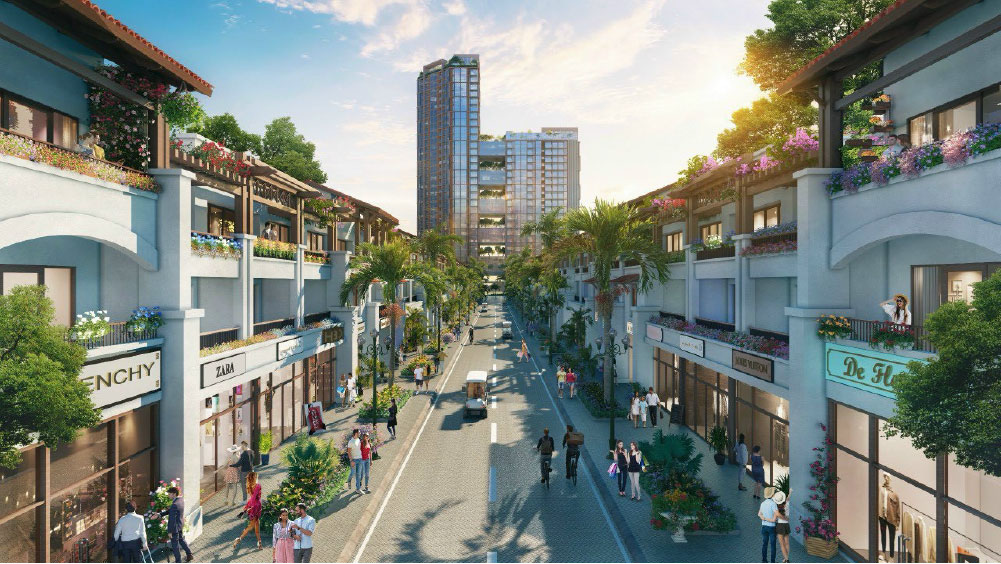 Shophouse 3 tầng Sun Symphony Residence