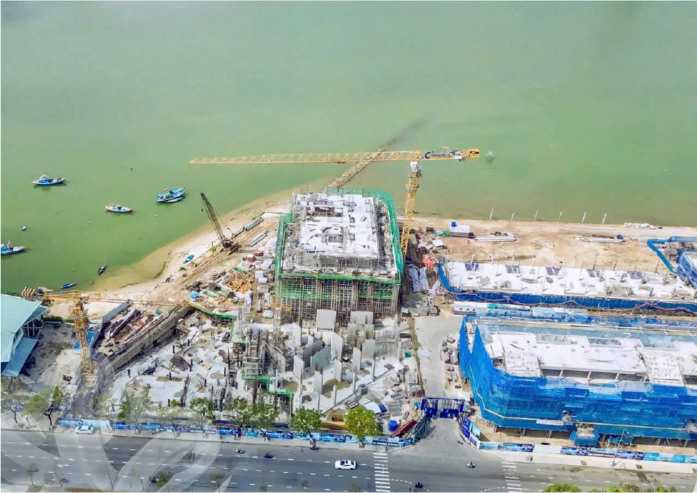 Tiến độ thực tế dự án Sun Symphony Đà Nẵng