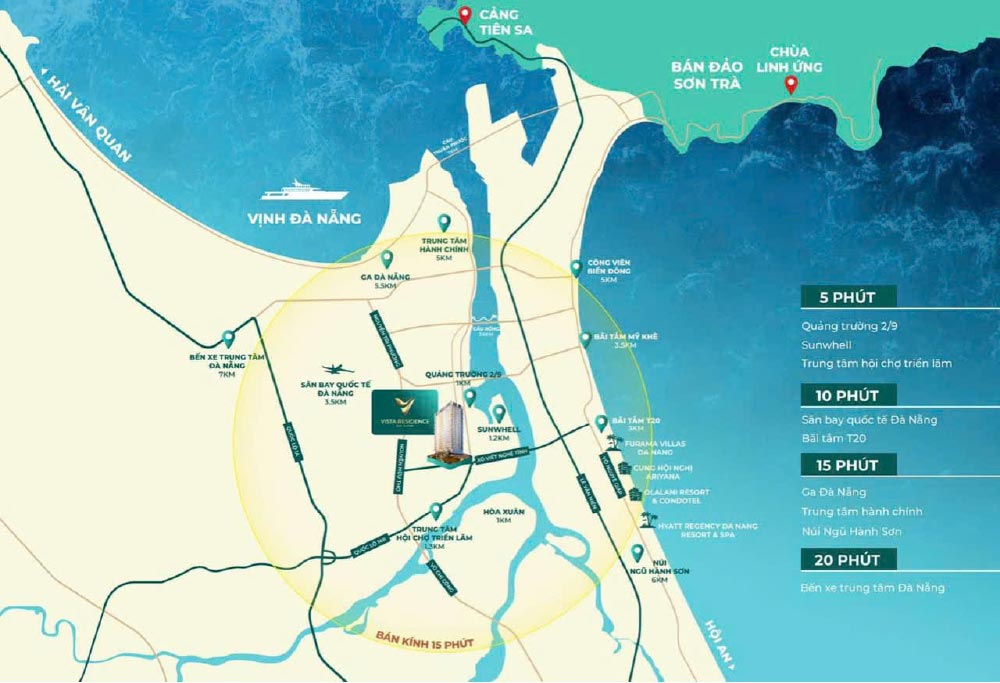 Vị trí căn hộ Vista Residence