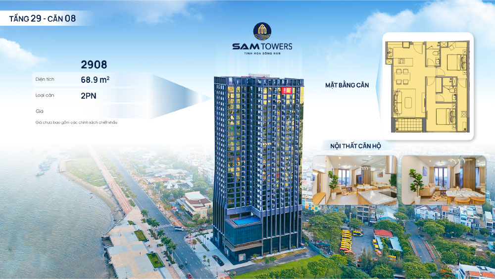 Giỏ hàng căn hộ Sam Towers