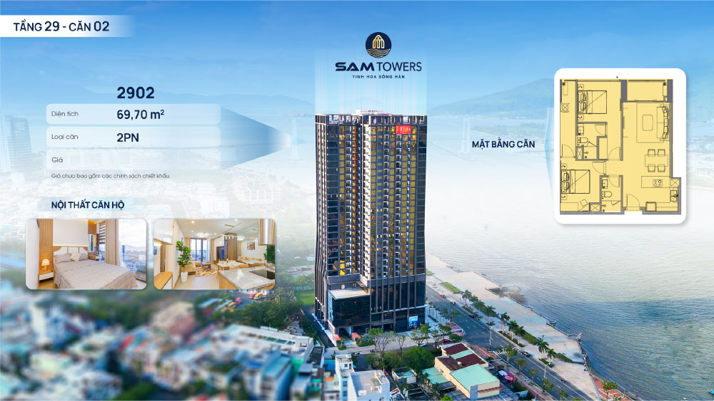 Giỏ hàng căn hộ Sam Towers