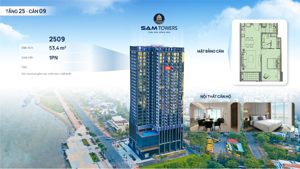 Giỏ hàng căn hộ Sam Towers