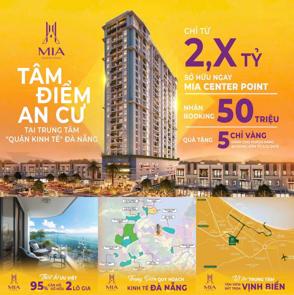 Căn hộ Mia Center Point Đà Nẵng